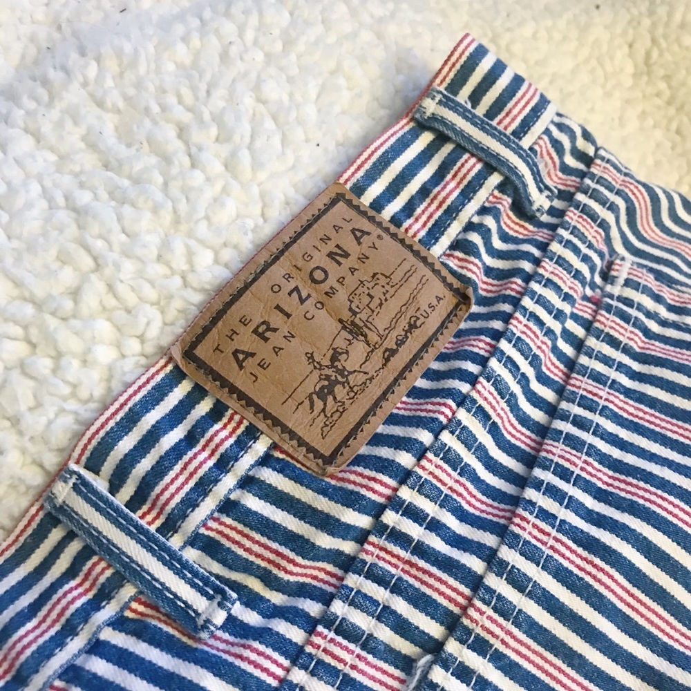Red white and blue men’s shorts